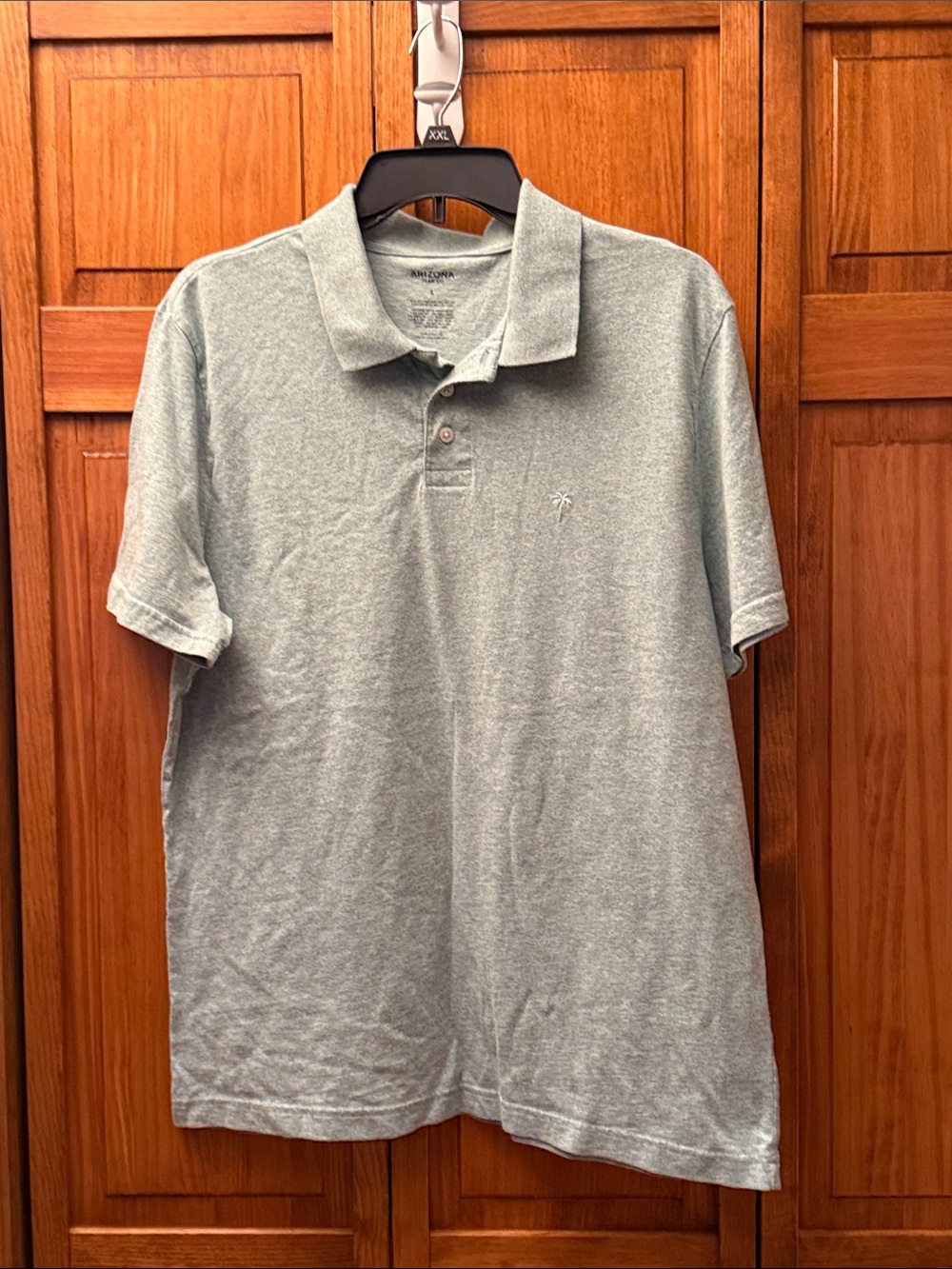 Classic Men's Polo Shirt - Light Heather Green size large NWOT